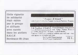 Bon de Souscription (Archives ANACR)